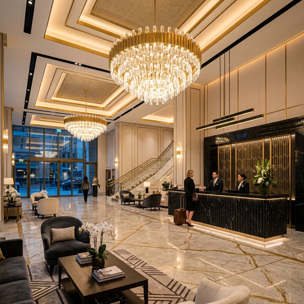 The Skyline Suite hotel lobby